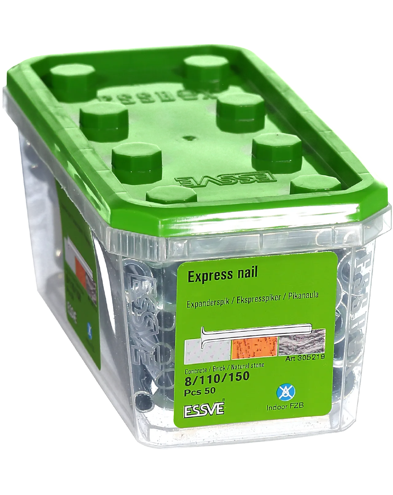 Ekspresspiker 8/110/150 mm 50 stk null - null - 2 - Miniatyr