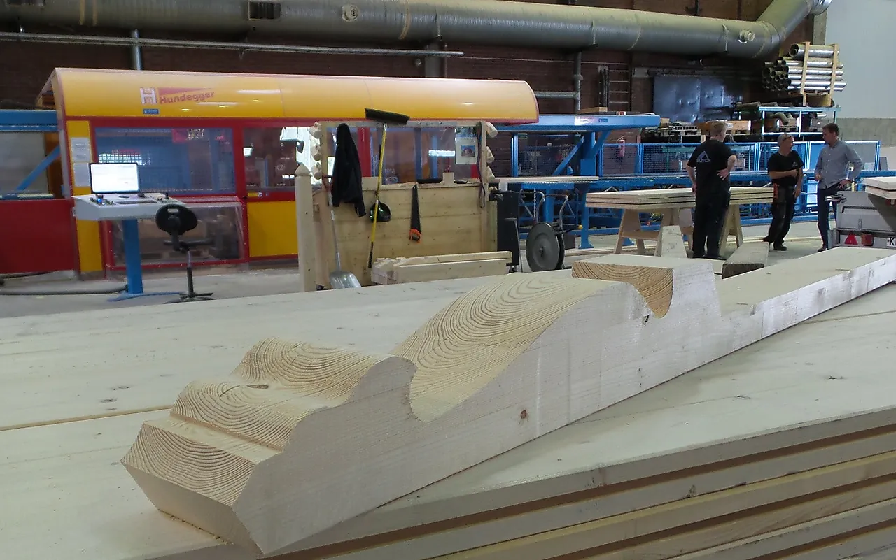 Gran ind 48x315 limtre splitkon smalt tverrsnitt for innbygging null - null - 2 - Miniatyr