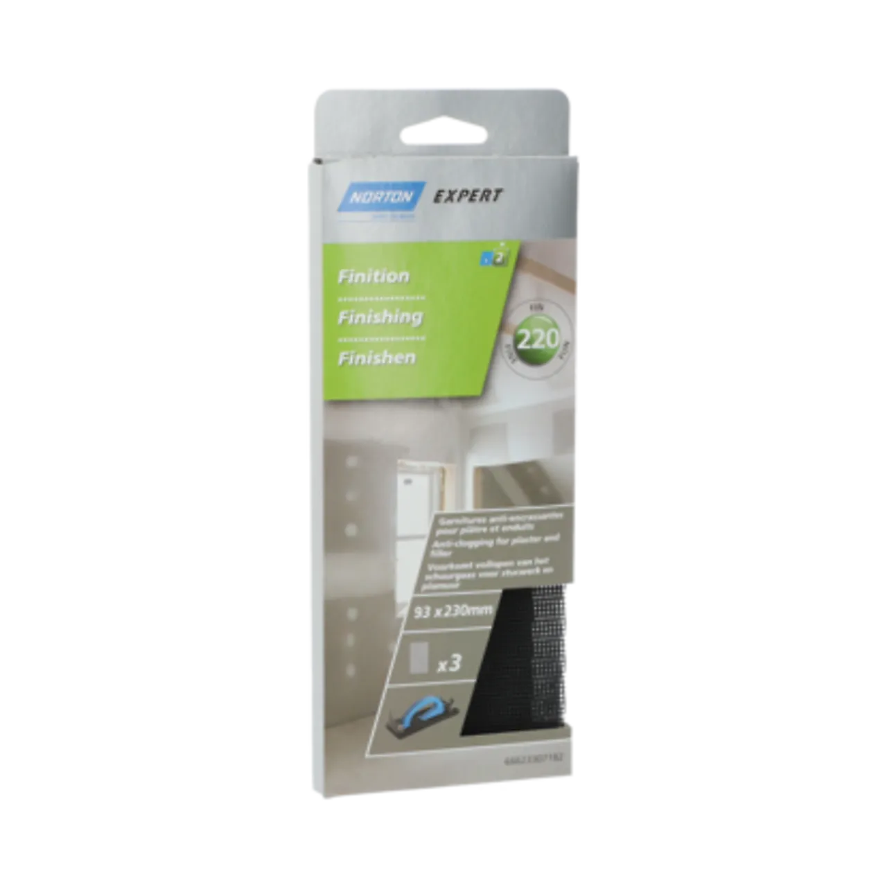 Norton Expert slipeark 93x230 mm K220 null - null - 2 - Miniatyr