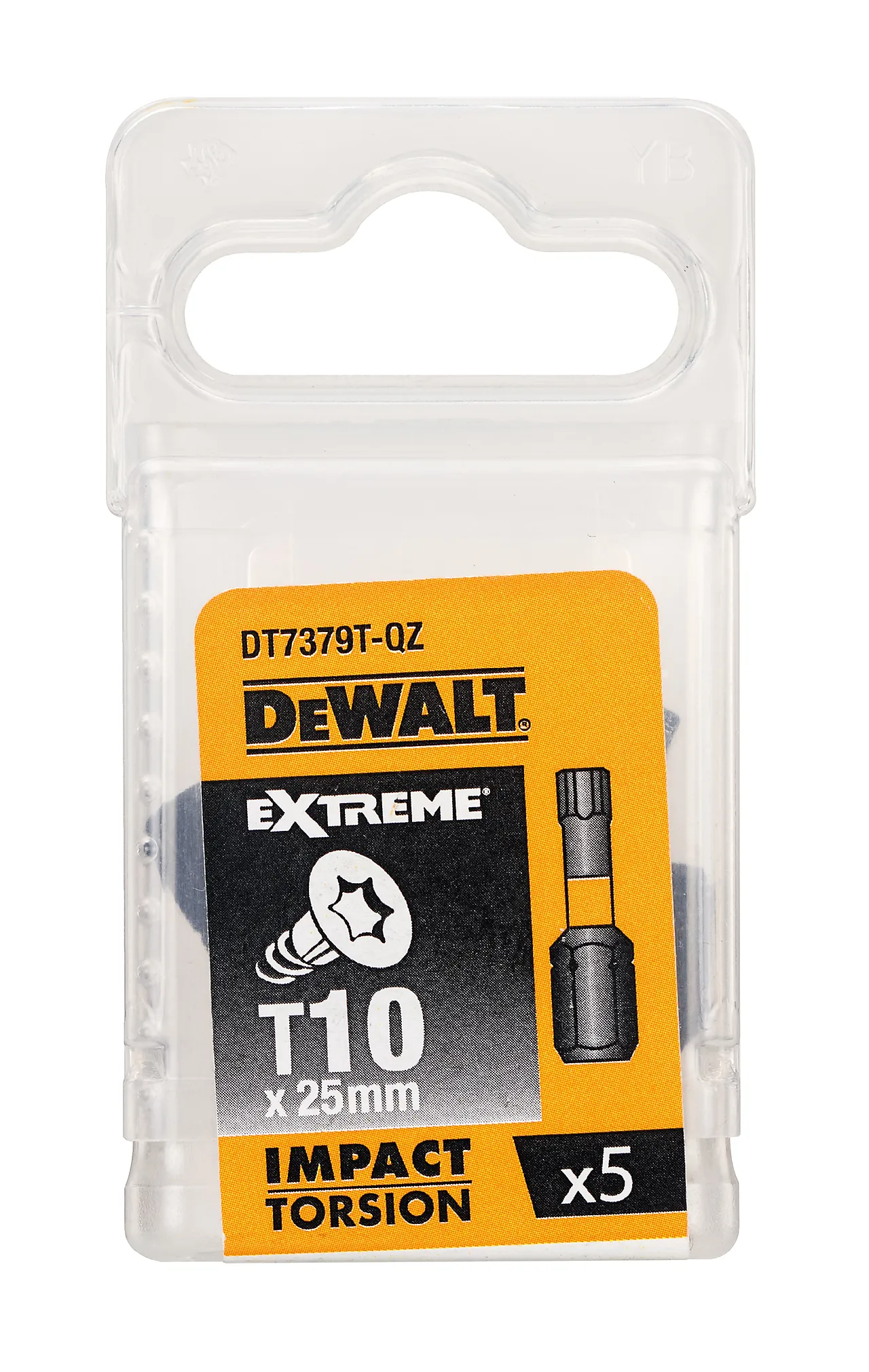 Dewalt Torx T10 Torsion Bits 25mm 5 stk DT7379T