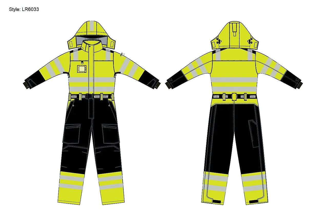 Vinterdress LR6033 gul Xs