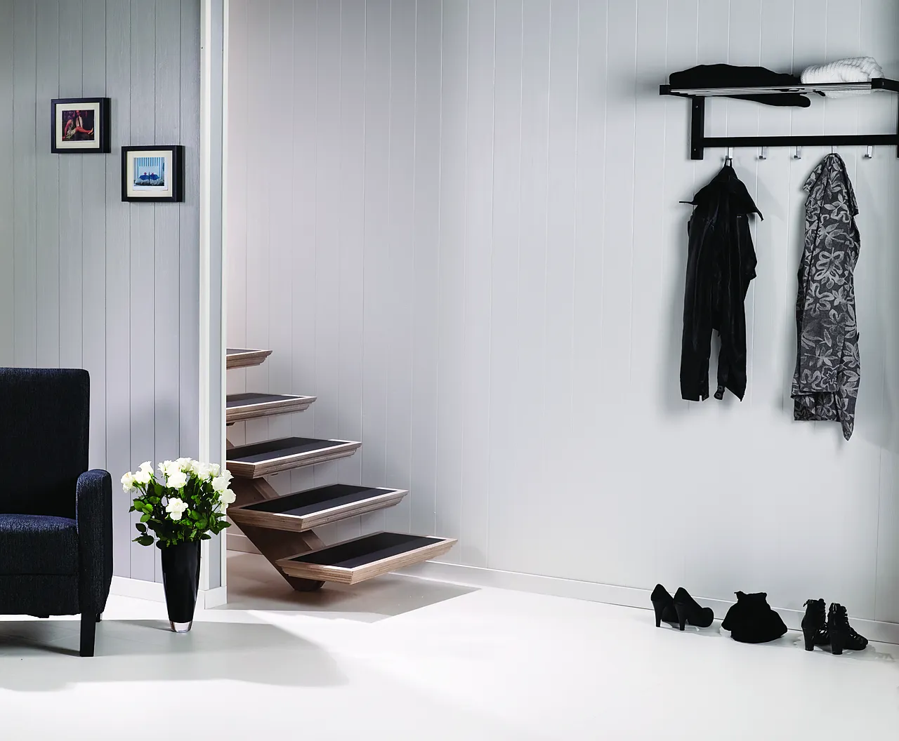 Huntonit trefib symf fas 2390 hvit 11x620x2390 fas 5 bord ncs s 0502-y