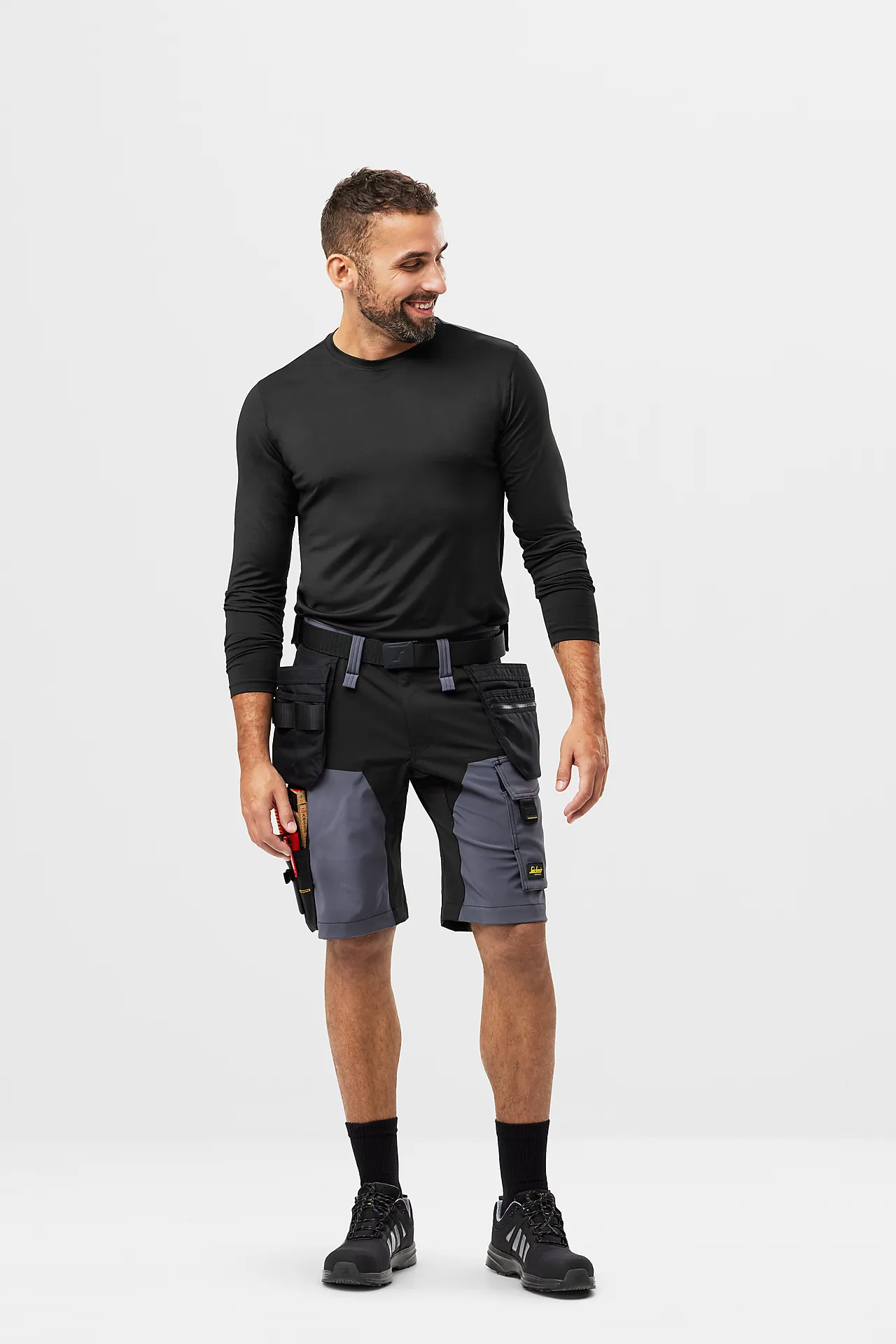 Shorts 6175 grå str 62 null - 62 - 3 - Miniatyr