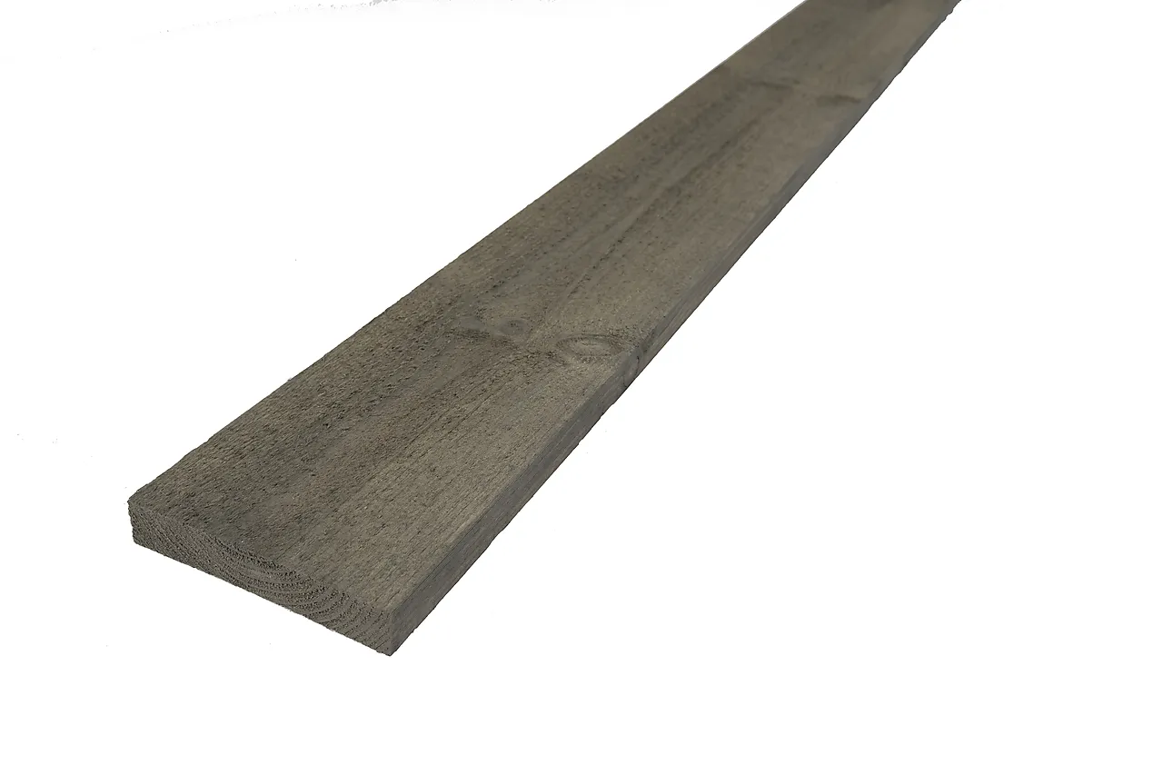 Kledning rektangulær furu 22x123 mm grå null - null - 2 - Miniatyr