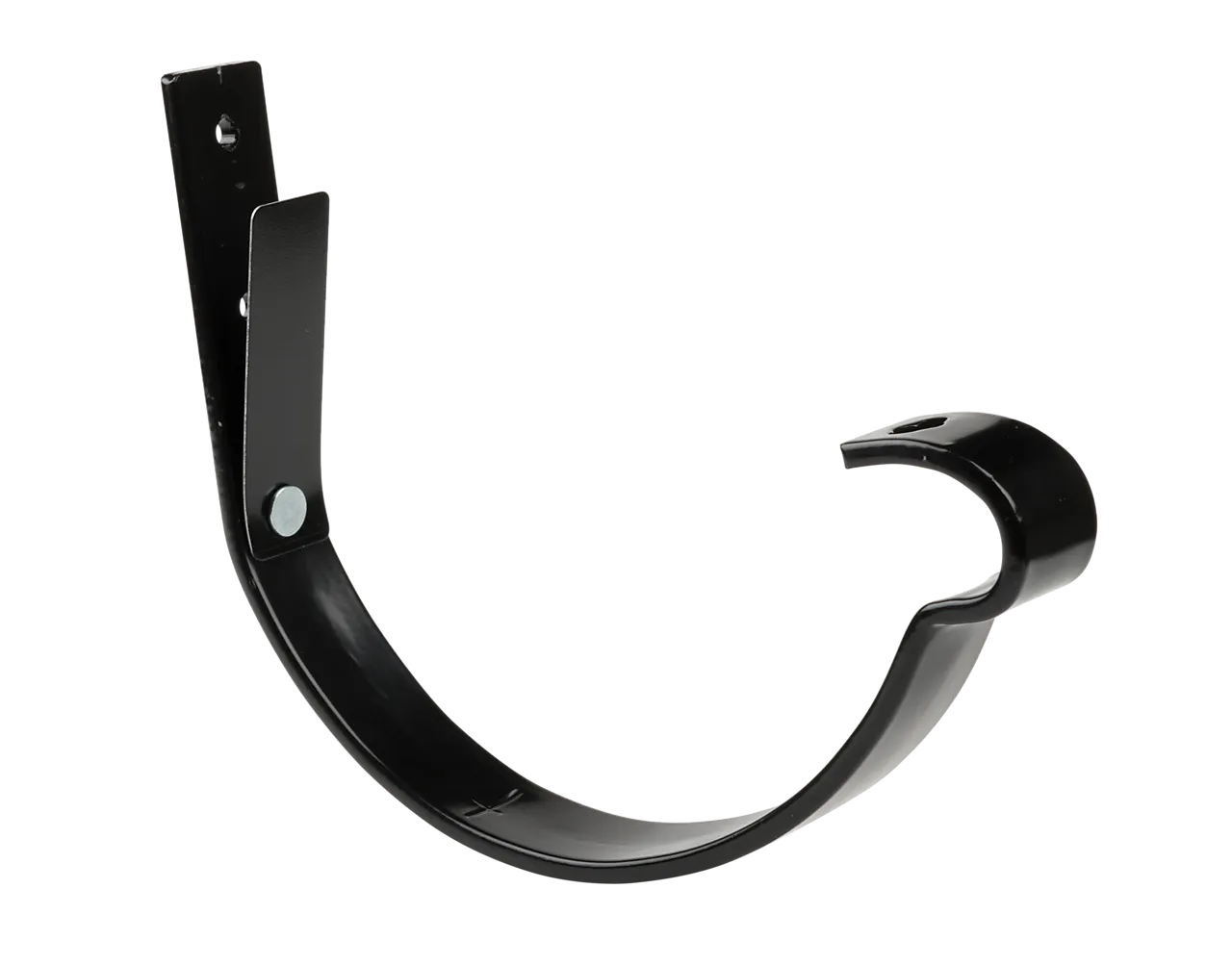 Rennekrok M/Bøyle stål sort 150 mm