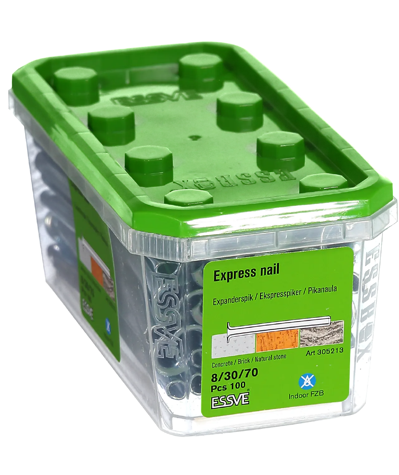 Ekspresspiker 8/30/70 mm 100 stk null - 70 - 2 - Miniatyr
