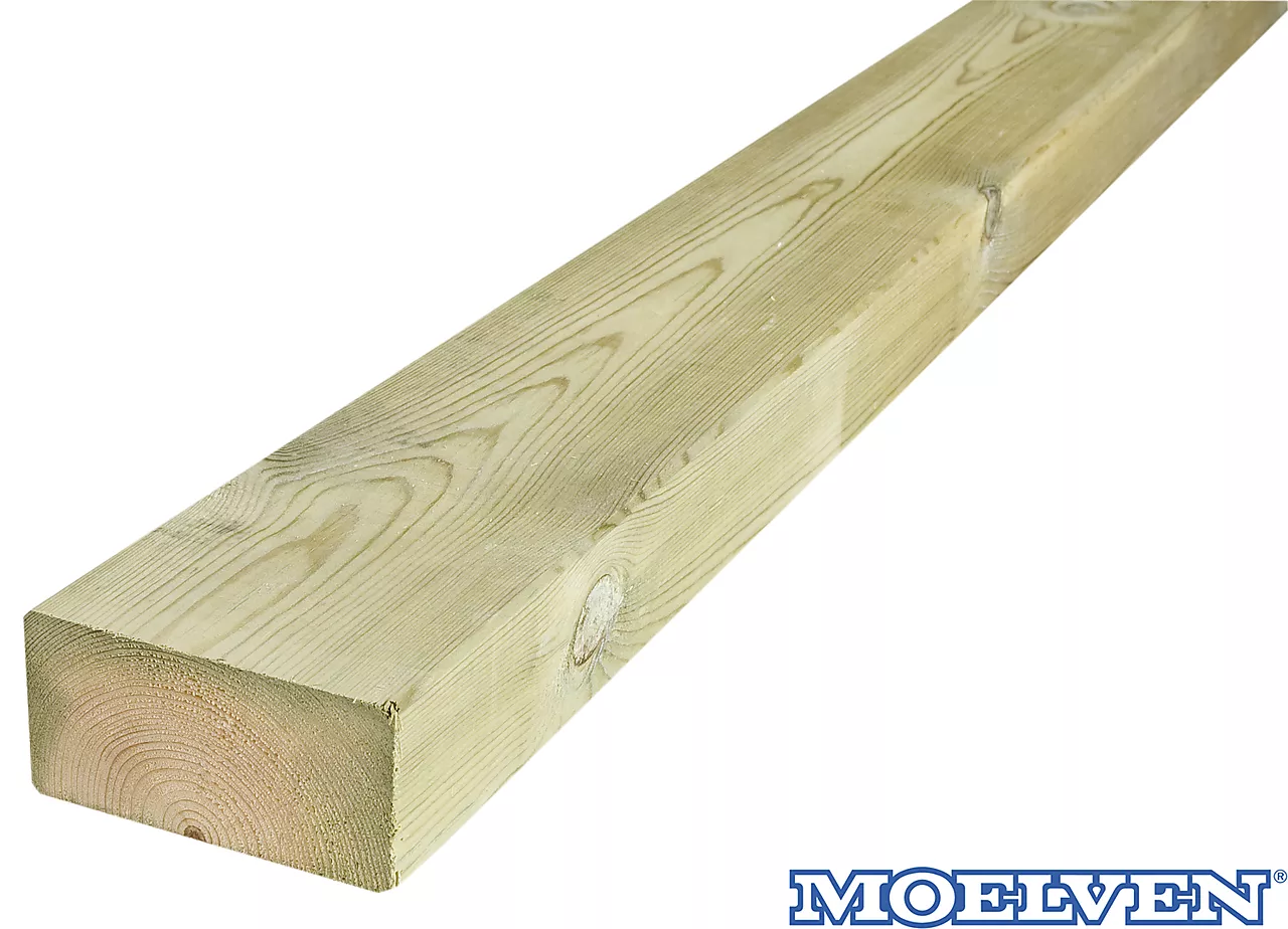 Konstruksjonsvirke C24 impregnert furu 48x98 mm