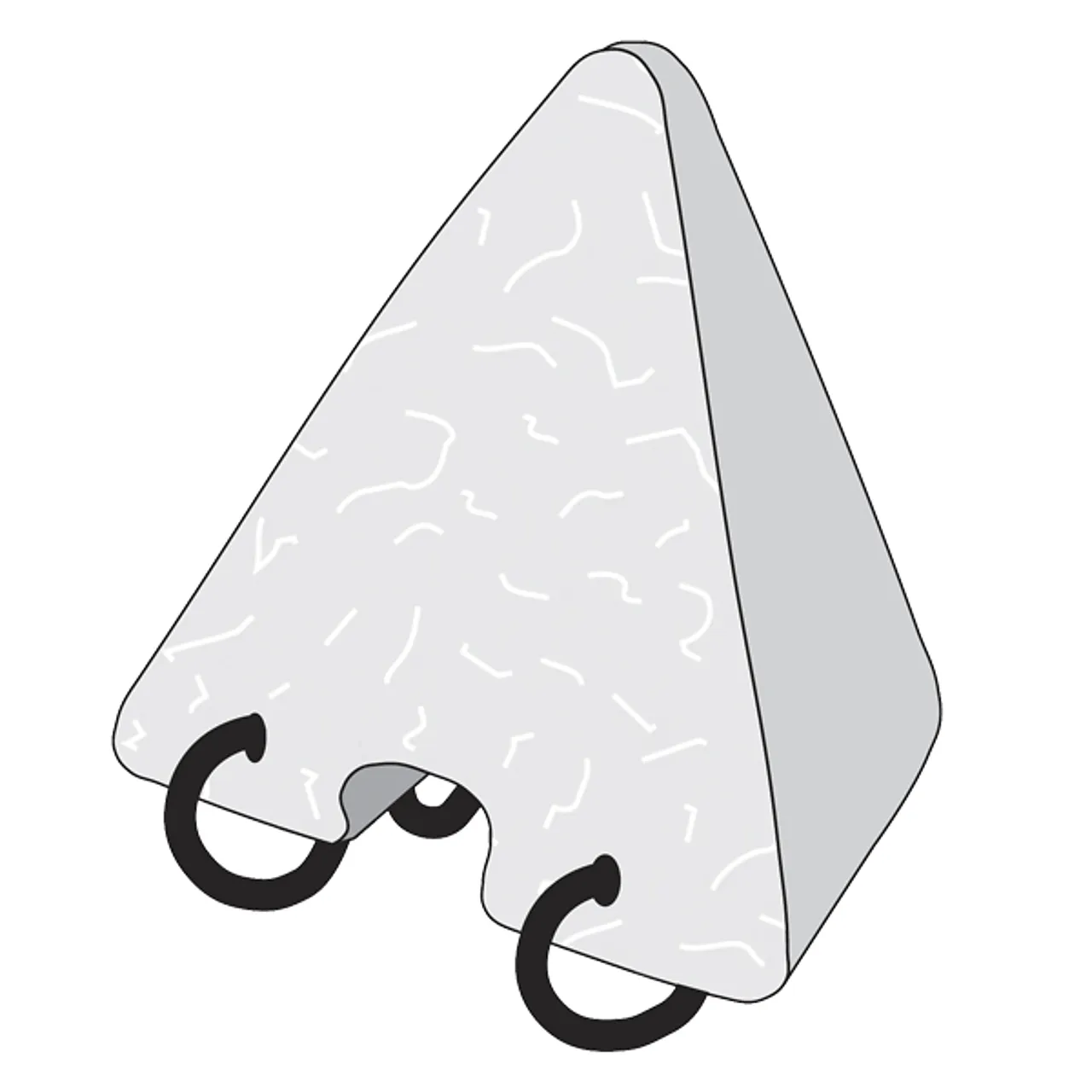 Betong pyramide med klips 50 mm Betong pyramide med klips 50 mm