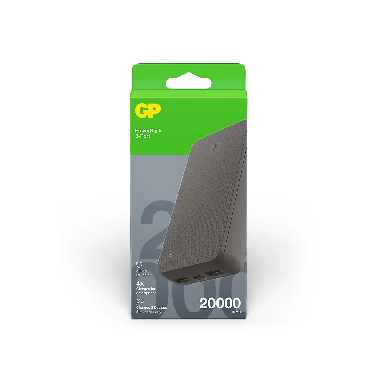 GP Powerbank Plus 20000mAh Black