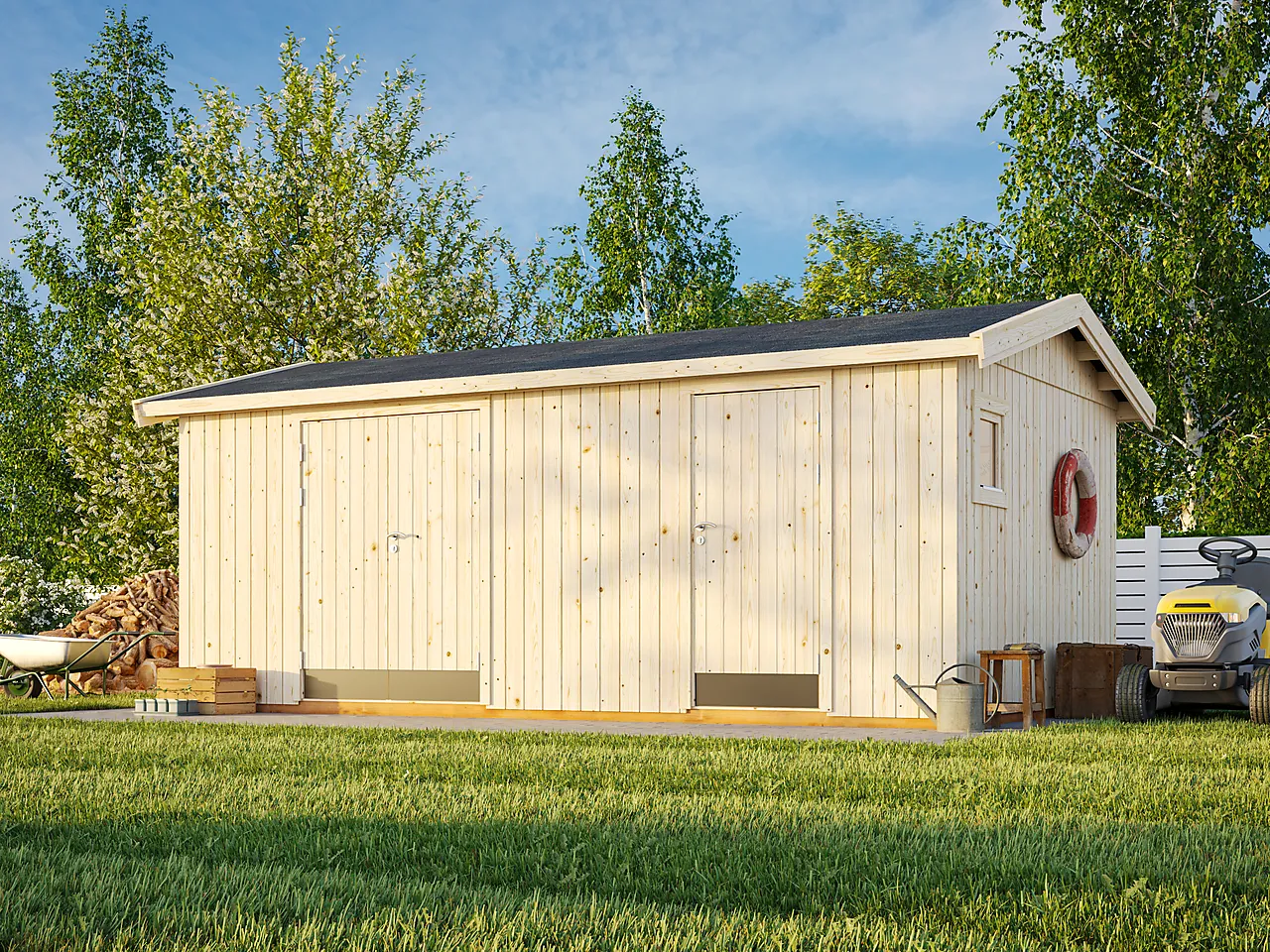 Redskapsbod Olaf 18,5 m² null - null - 2 - Miniatyr