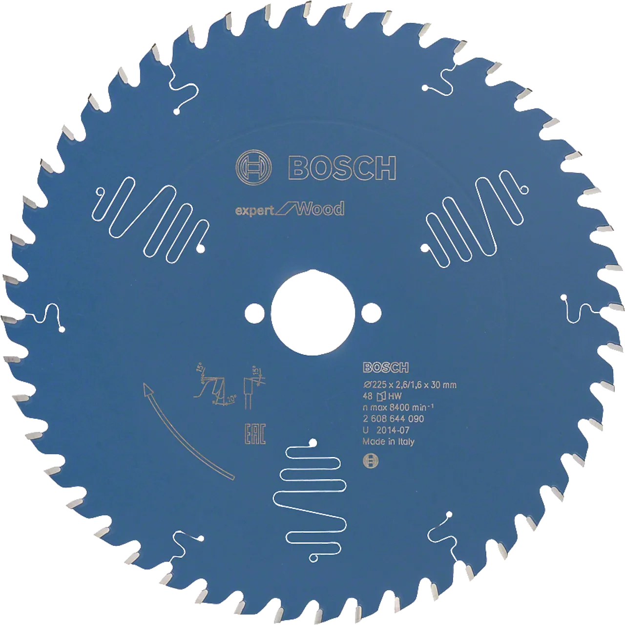 Sirkelsagbl 225x30x2.6mm 48t exp wood