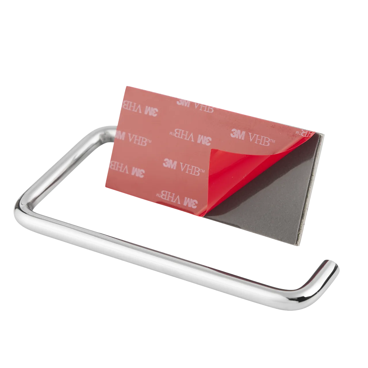 Toalettpapirholder Square blankpolert stål null - null - 3 - Miniatyr