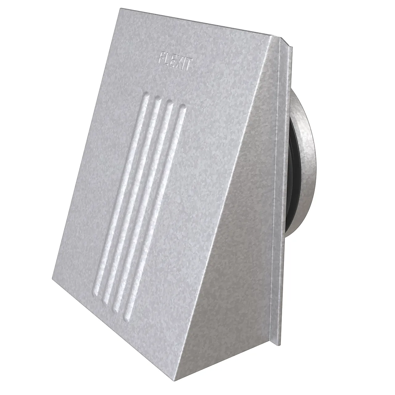 Kappe med nippel 6x6 Ø 125 mm stål