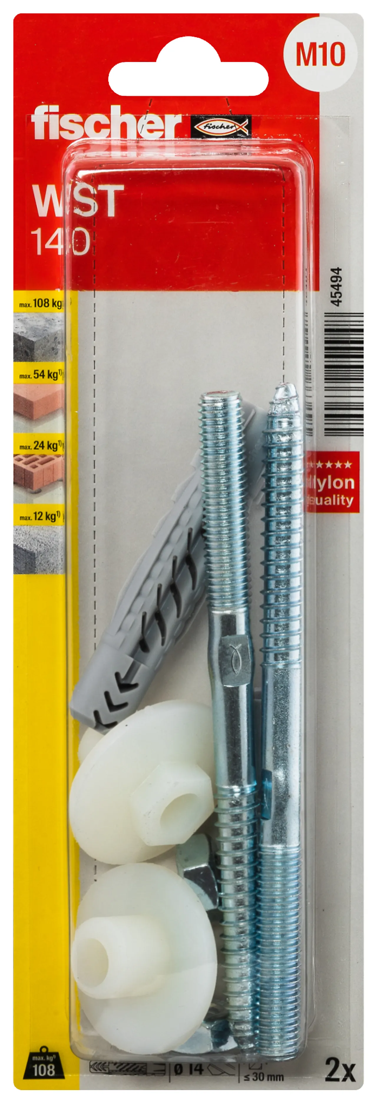 Servantplugg sett wst 140 k 2 stk pr bk nv null - null - 2 - Miniatyr