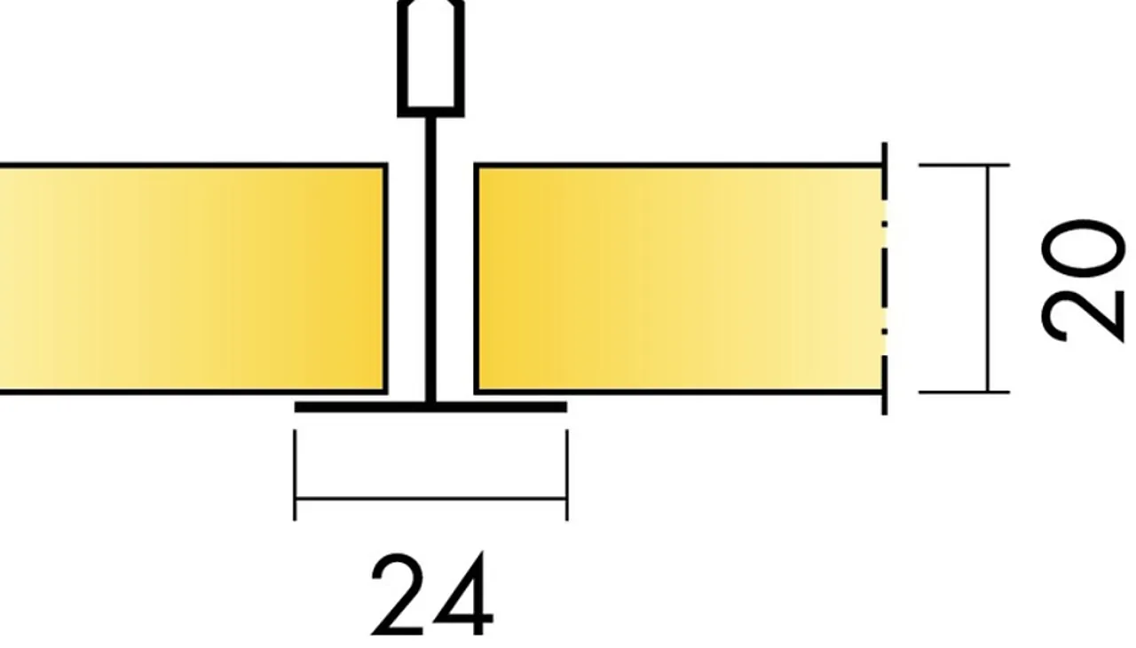 Hygiene advance tilpas ecophon 20x600x1200, 14stk, a-kant