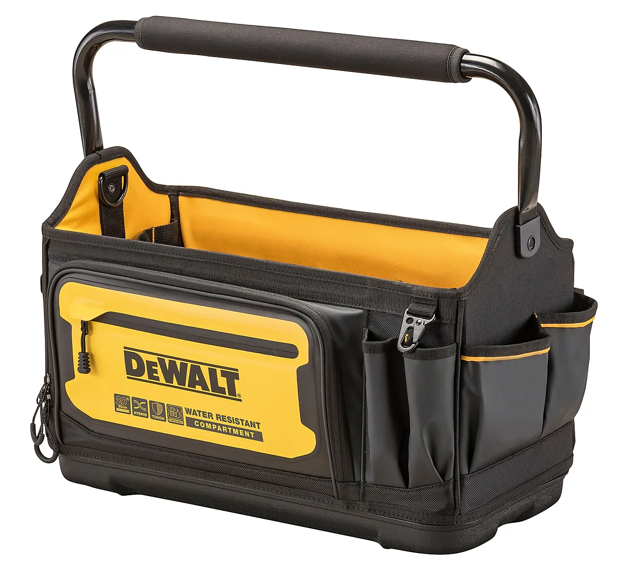 DEWALT 20" PRO åpen verktøyveske med 36 lommer, 1680 Denier DEWALT 20" PRO åpen verktøyveske med 36 lommer, 1680 Denier