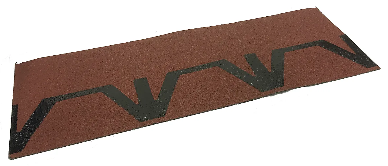 Takfot og møneplate rød mataki dekker 7,5 lm møne/15 lm takfot