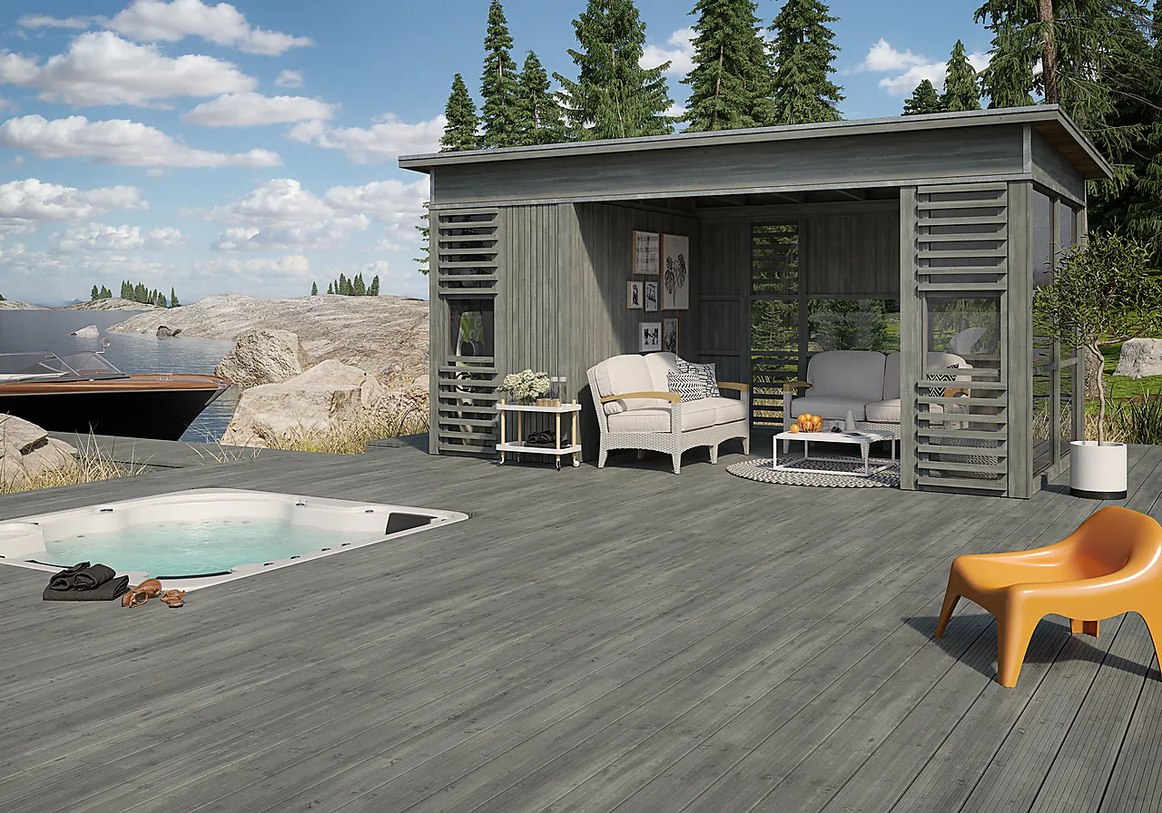 Hagestue grå royal modell 1801 null - null - 2 - Miniatyr