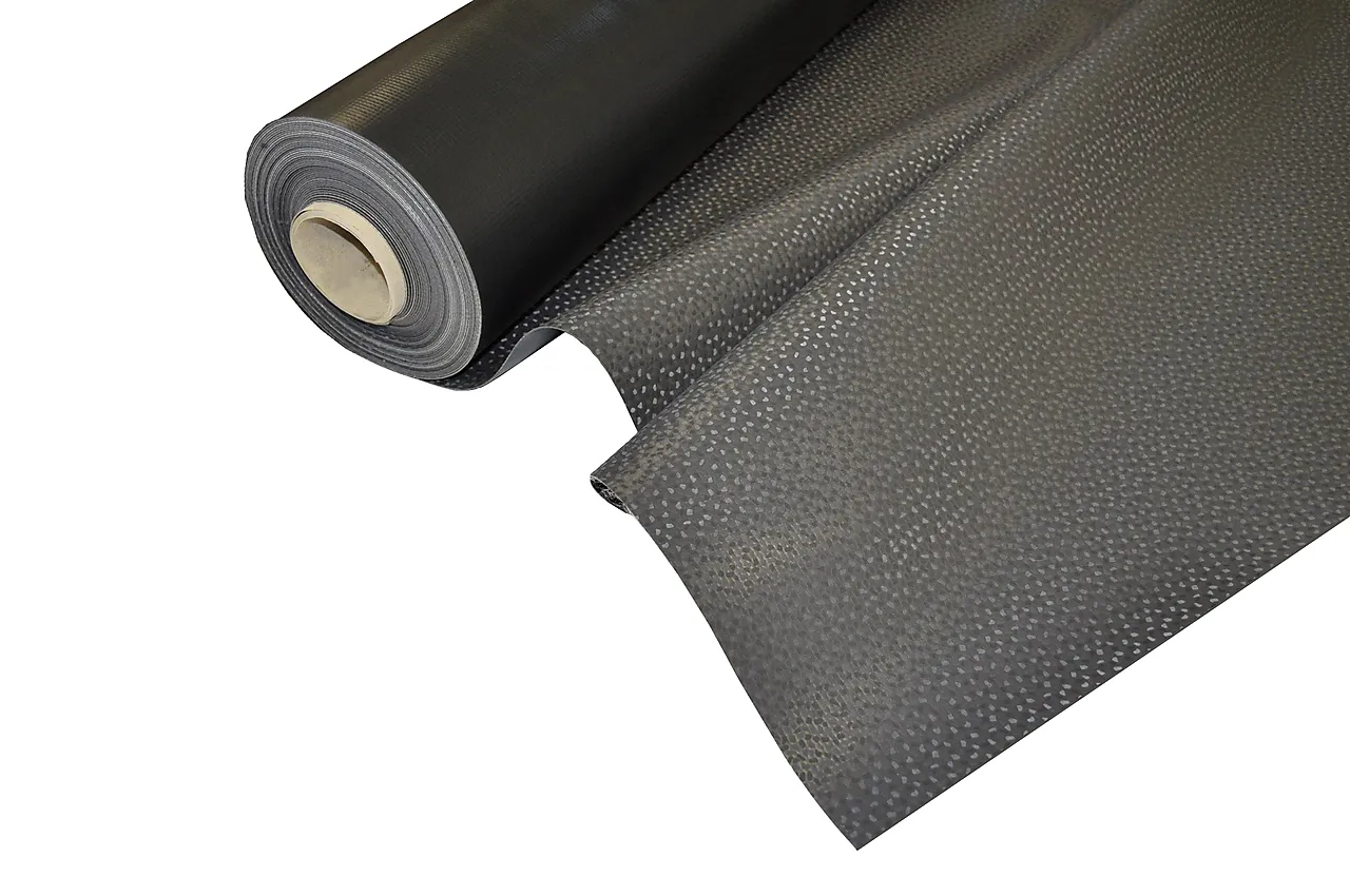 Takfolie pvc 1,2mmx1,06x20m antr bmi monarplan preget antrasitt Takfolie pvc 1,2mmx1,06x20m antr bmi monarplan preget antrasitt