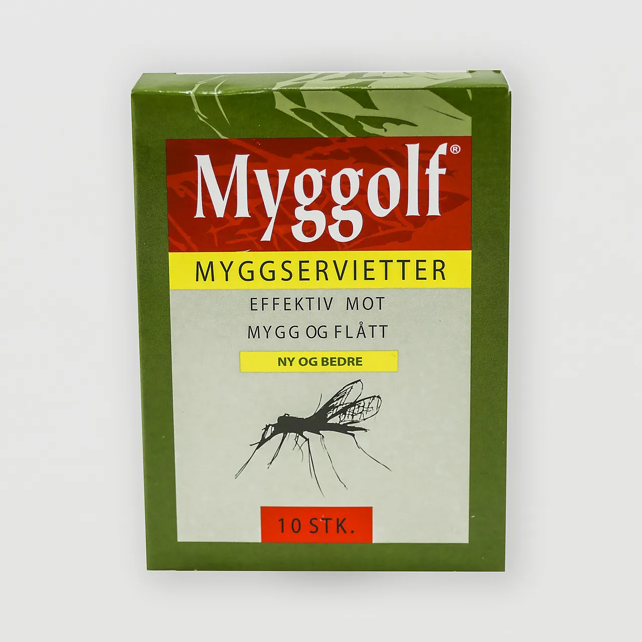 Myggservietter 13 % saltidin 10 stk