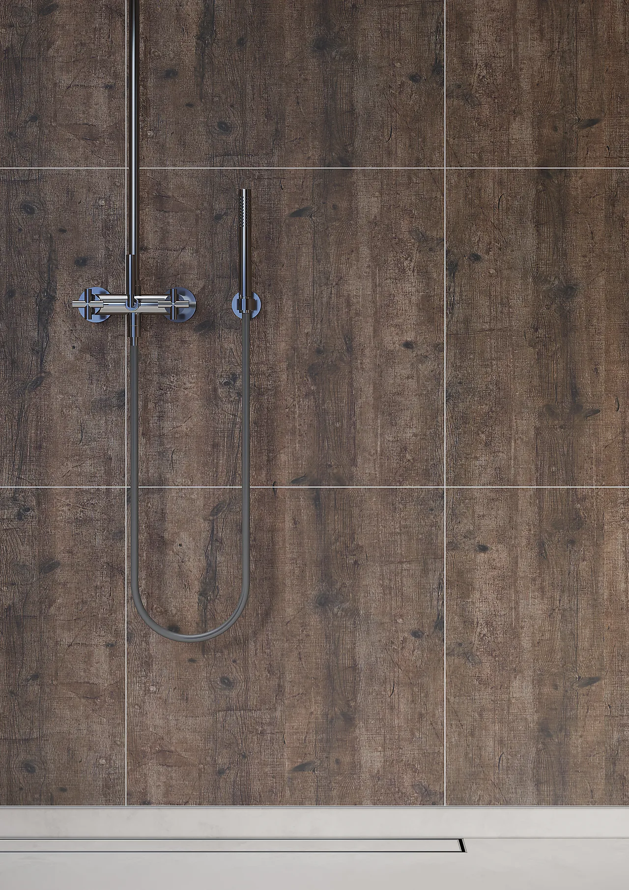 Baderomsp 7969m66 rough wood 60x60cm 10x620x2400 Baderomsp 7969m66 rough wood 60x60cm 10x620x2400