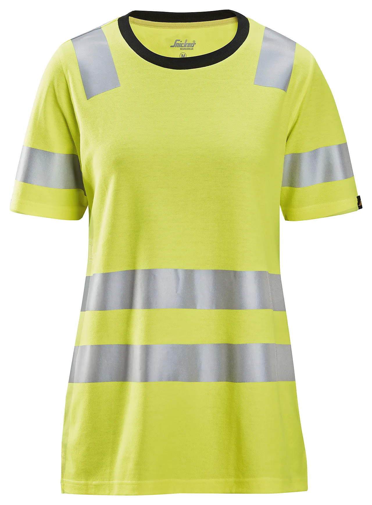 T-skjorte dame gul XL bomull polyester