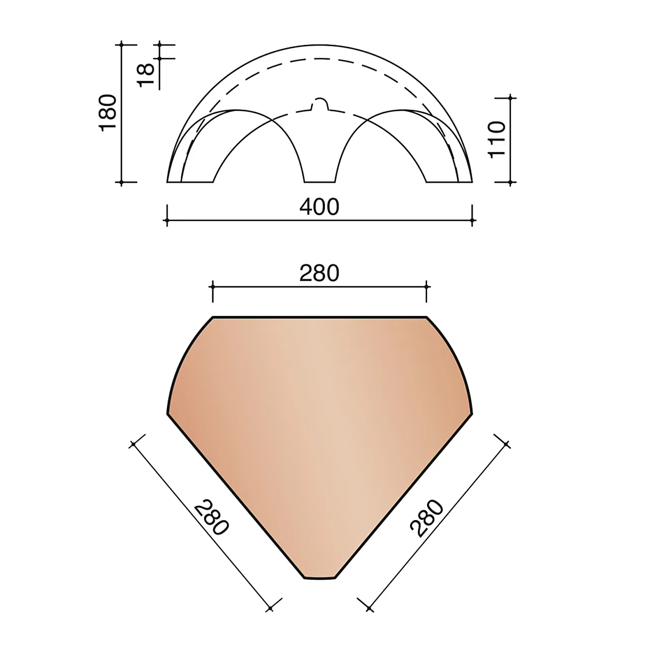 Takstein tegl sort galv Narvik valmklokke K5500 738 Takstein tegl sort galv Narvik valmklokke K5500 738
