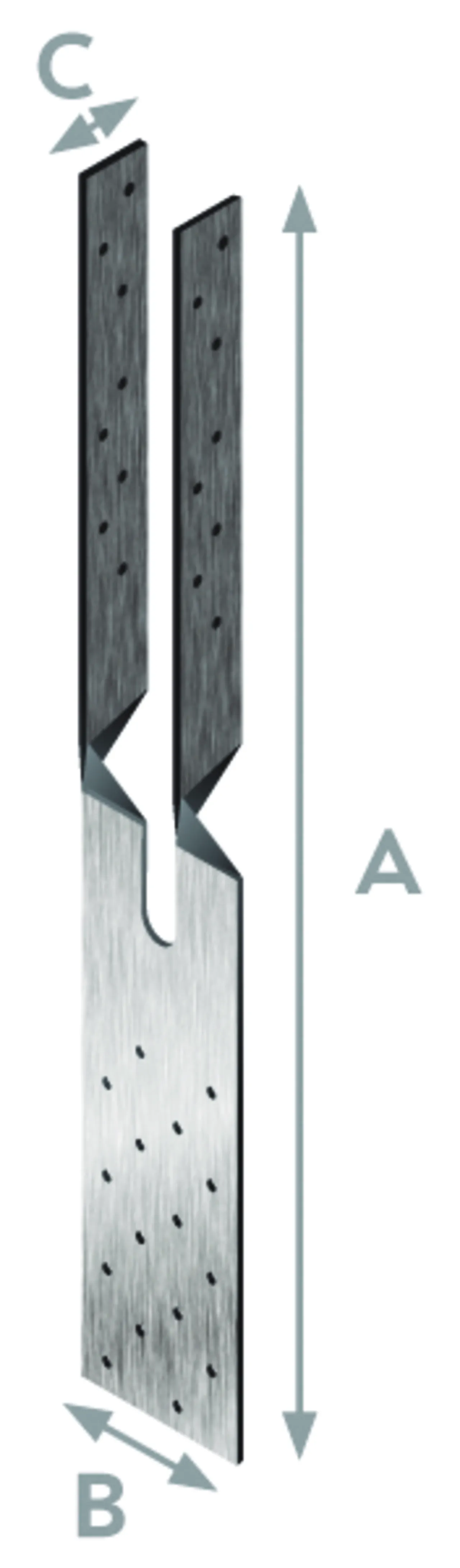 Gaffelanker vf 50x320x1.5 a1 ann