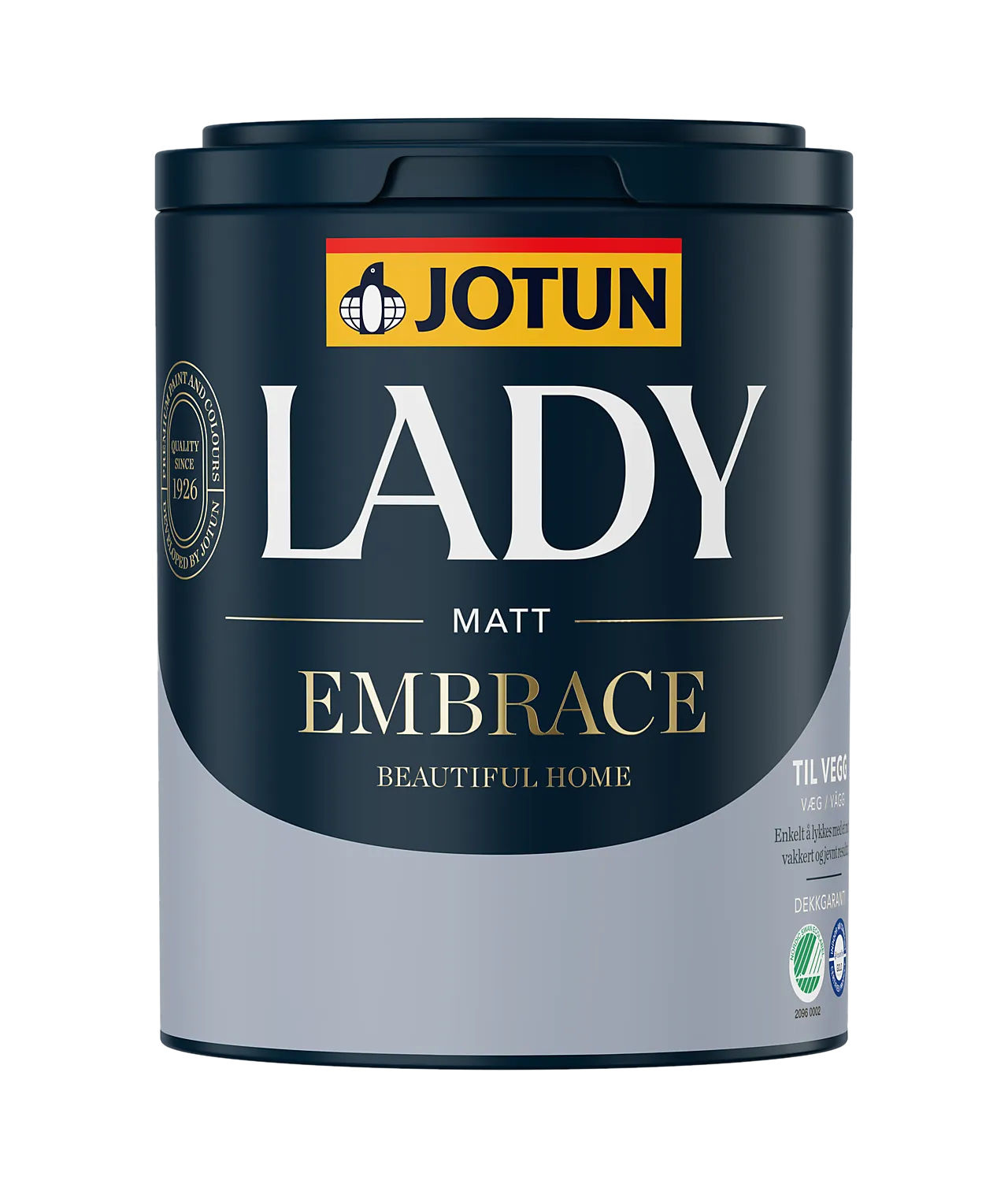Jotun LADY Embrace Hvit A-base 0,68 l