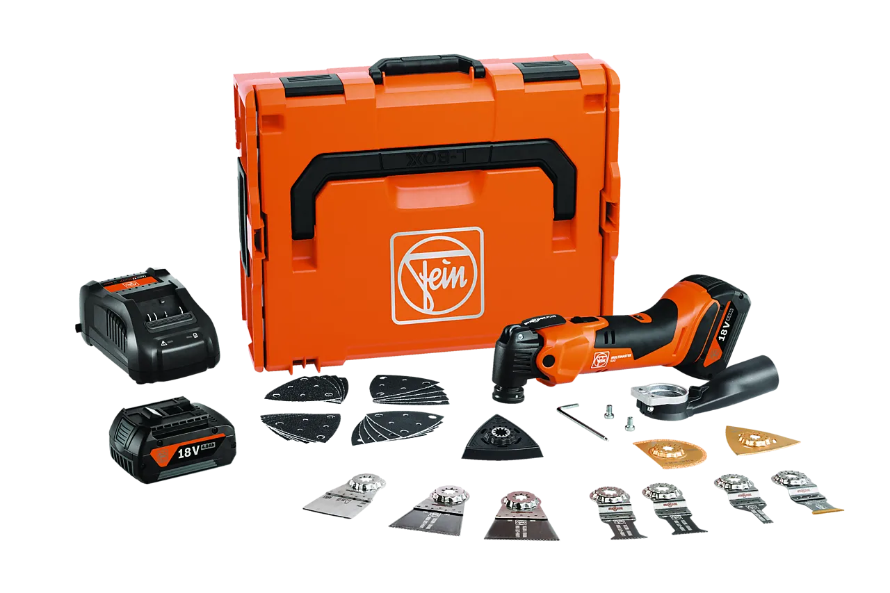 Multiverktøy Fein AMM 500 plus sett med batterier og lader null - null - 2 - Miniatyr
