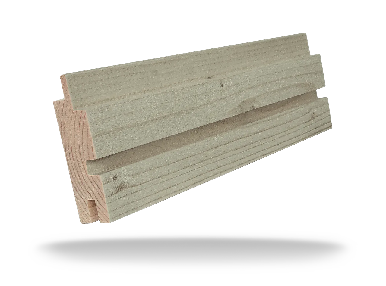 SUPERWOOD Gran Kledning 29x95 mm Zink