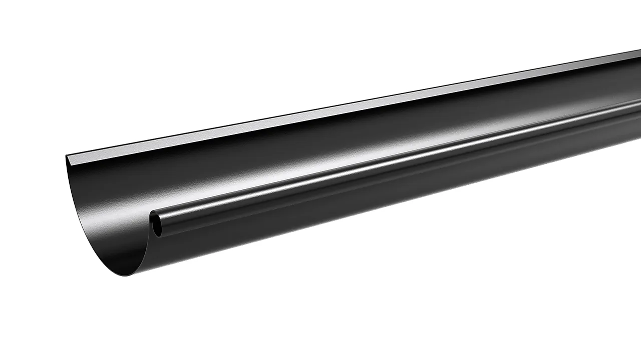 Takrenne 125mm gc rws matt svart 4m greencoat rws pro bt pol8701 4000mm