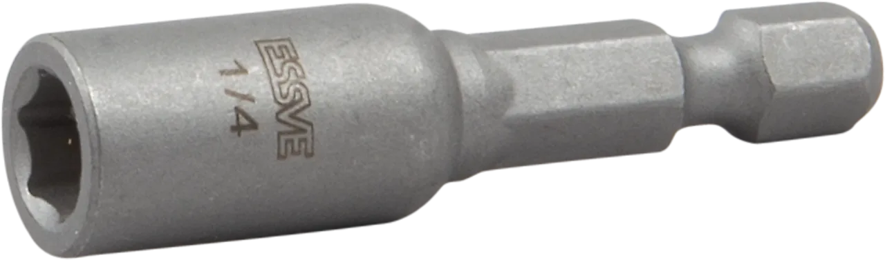 Mutterhylse magnetisk 45mm 1/4", 45mm mutterhylse null - null - 2 - Miniatyr