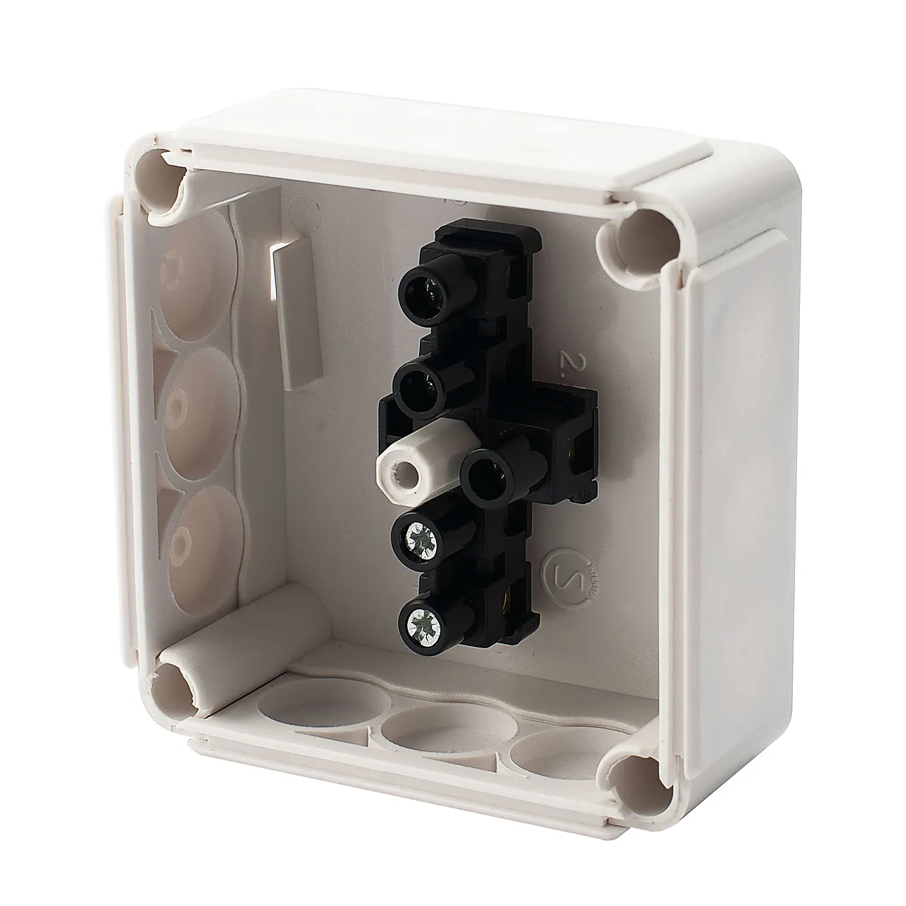 Koblingsboks IP54 m/ 5-pol skrukobling hvit