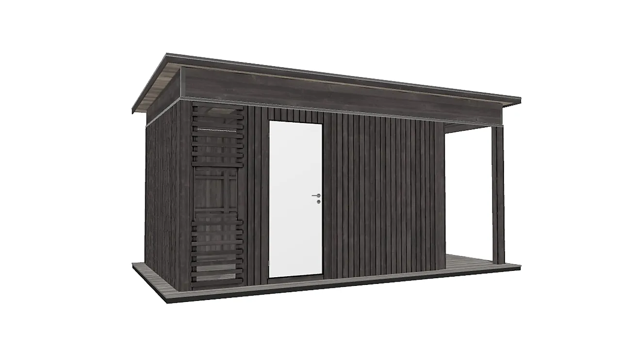 Bod multi grå royal venstrehengslet dør modell 1854 null - null - 2 - Miniatyr