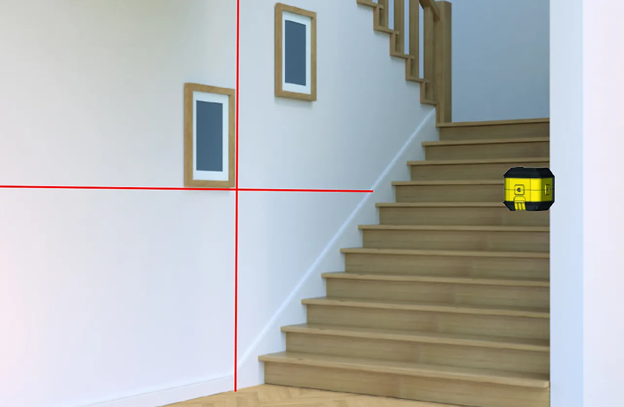 Krysslinjelaser Cubix STHT77498-1 rød null - null - 3 - Miniatyr