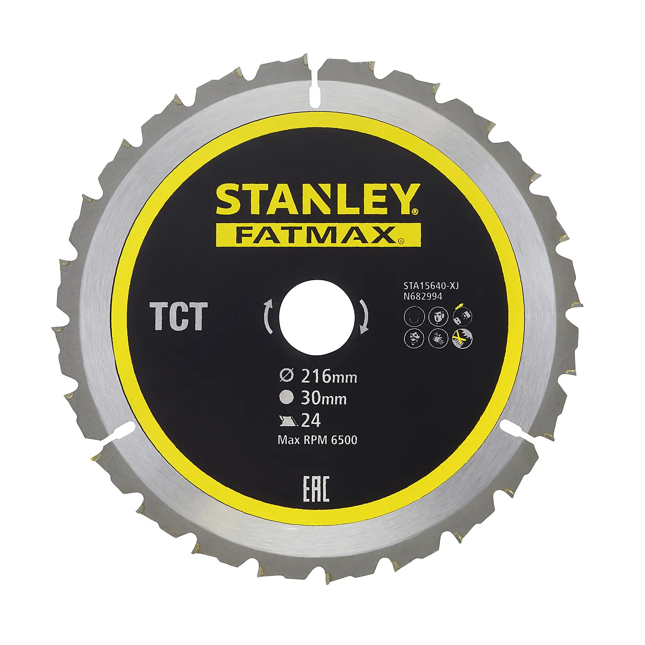 Sirkelblad 216x30 mm 24T construction