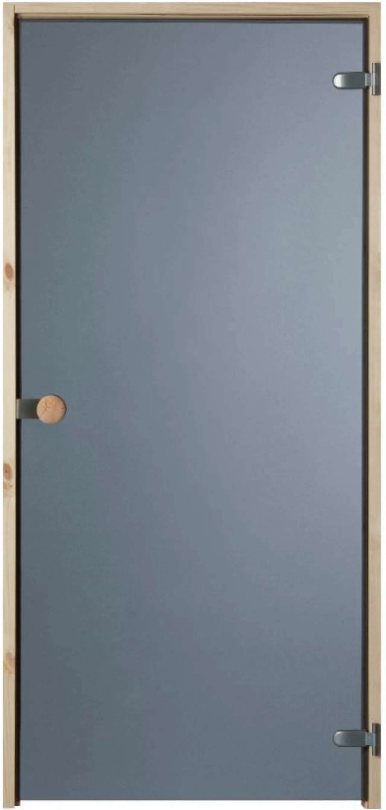 Badstudør glass 70x190 cm høyrehengslet