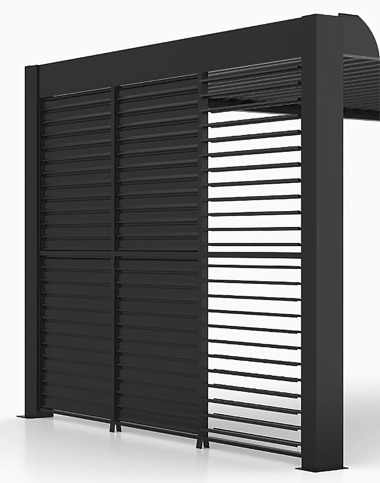 Sidepanel pergola lamell