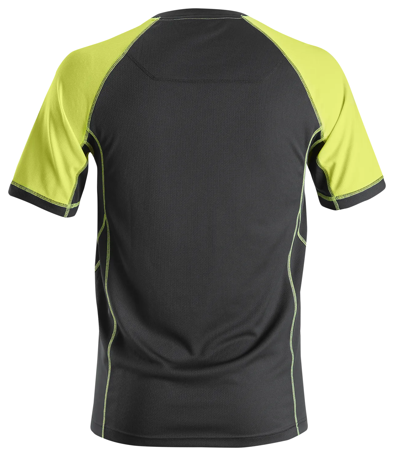 T-skjorte 2505 sor/gul xl snickers workwear