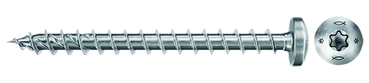 Treskrue panhode 3,5x30 A200 null - null - 2 - Miniatyr
