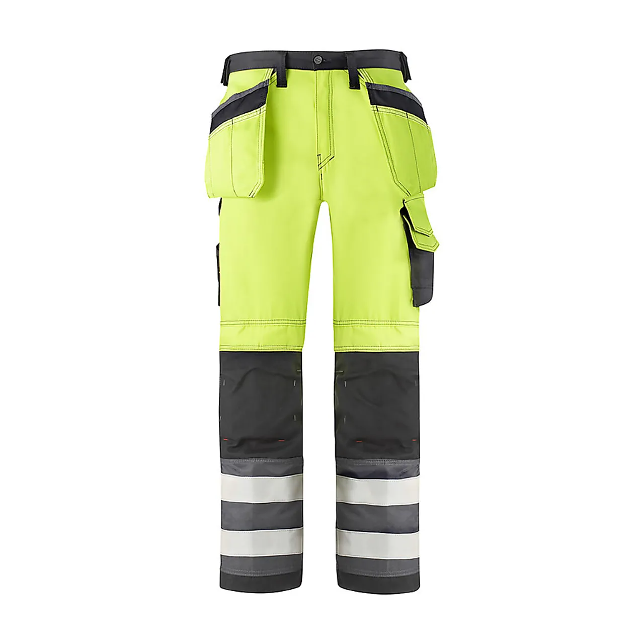 Arbeidsbukse high-vis 3233 gul/sort str 248 null - null - 2 - Miniatyr