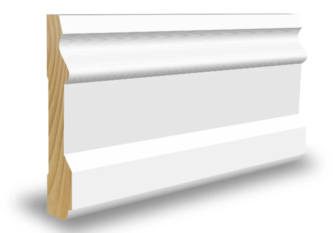 Karmlist furu CW116 profilert hvit bomull S0502-Y 15x70 mm Karmlist furu CW116 profilert hvit bomull S0502-Y 15x70 mm