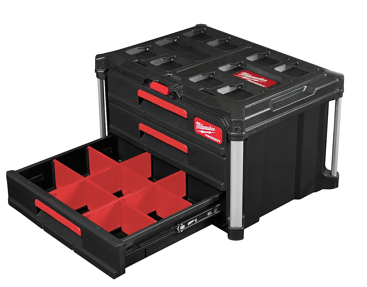 Milwaukee koffert med 3 skuffer PACKOUT null - null - 2 - Miniatyr
