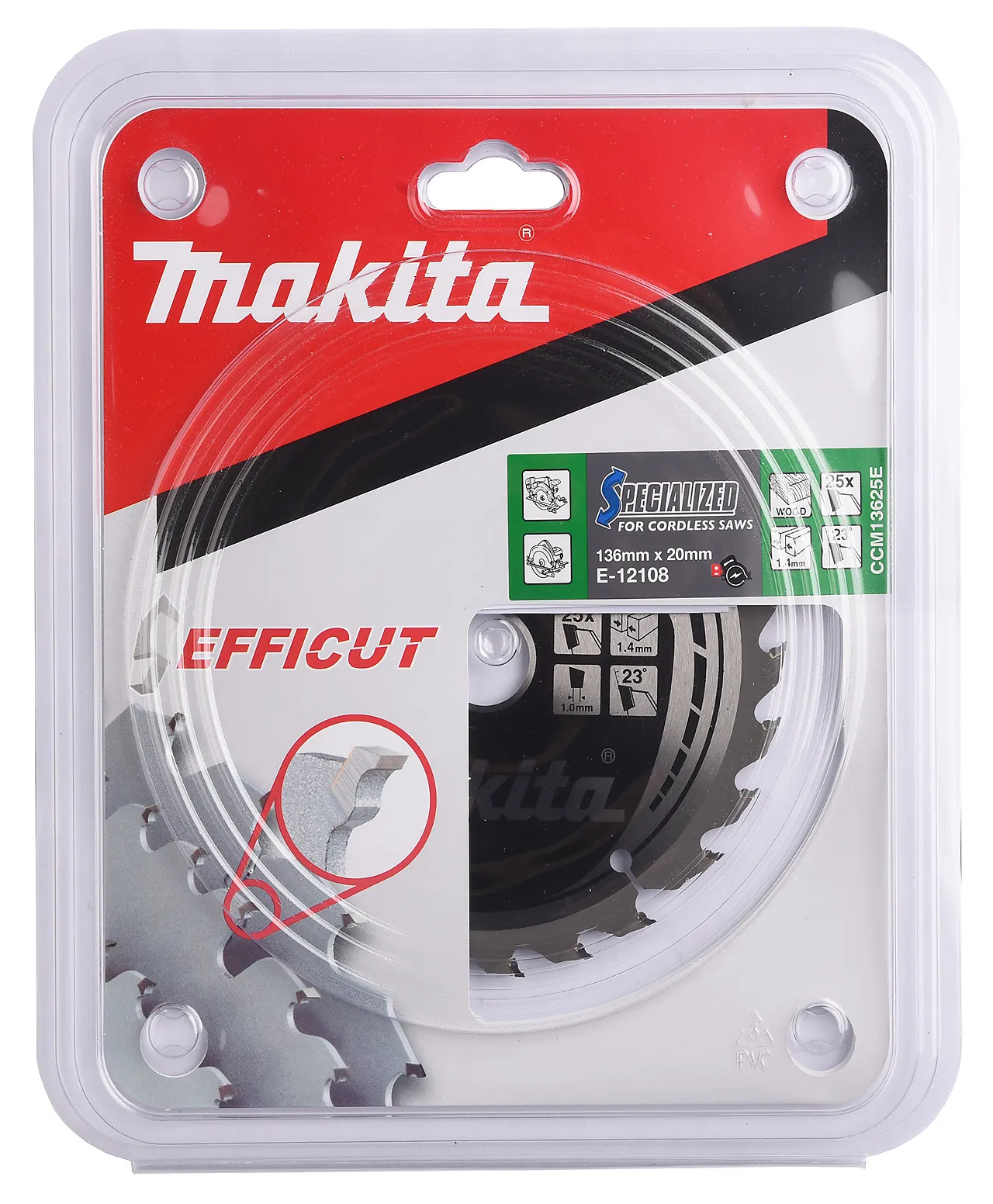 Makita Sirkelsagblad 136x20x25T E-12108 Efficut Tre