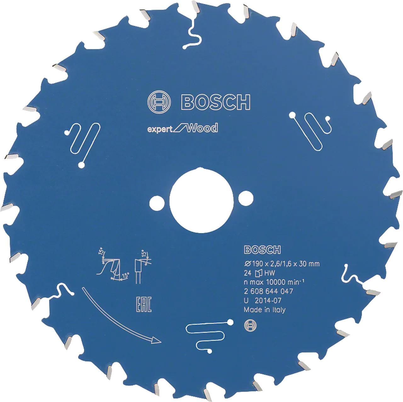 Sirkelsagbl 190x30mm 24t exp wood