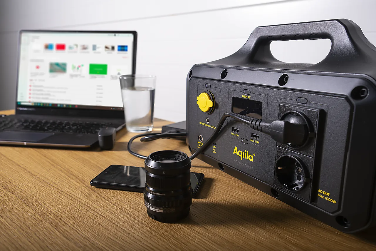 Aqiila strømstasjon Powerbird S1000 1000W null - null - 2 - Miniatyr