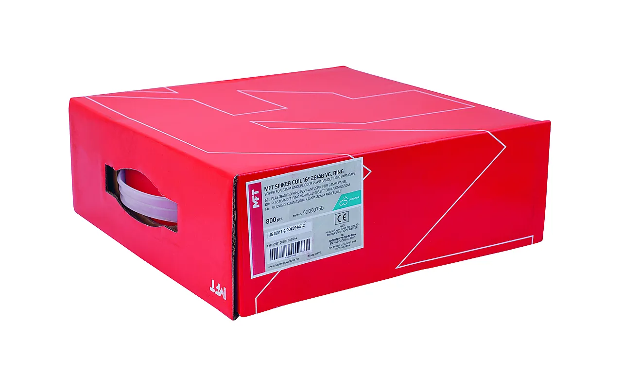 Spiker MFT ringet 16° 28/48 800 stk null - null - 2 - Miniatyr