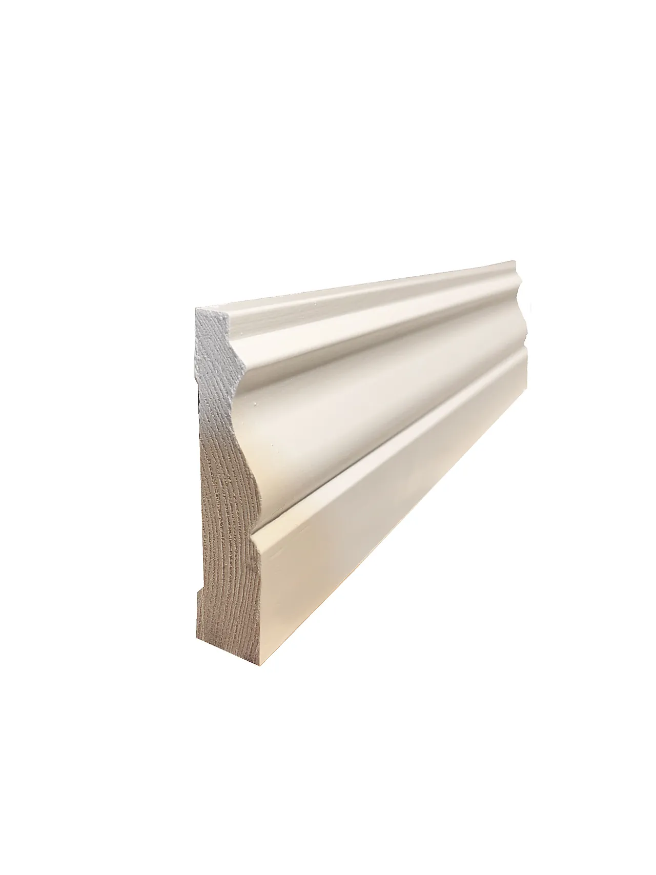 Gulvlist furu profilert CW250 hvit bomull S0502-Y 21x95x4400 mm Gulvlist furu profilert CW250 hvit bomull S0502-Y 21x95x4400 mm