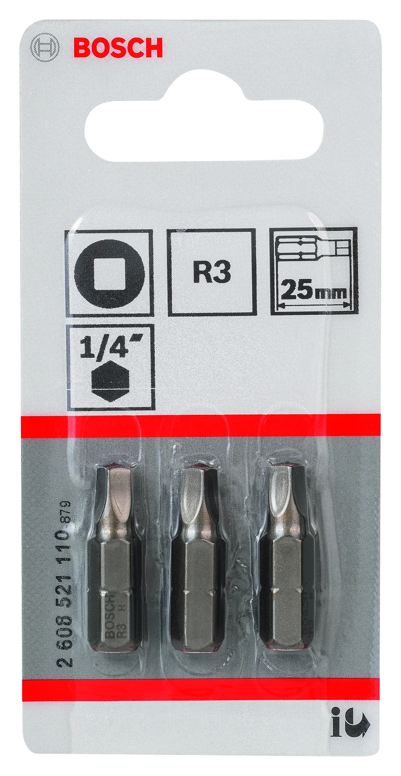 Bits-003 r3 l25mm a3 bosch  n40 null - null - 2 - Miniatyr
